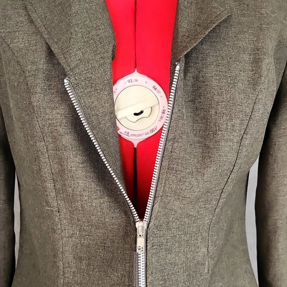 Womens zip up blazer - Picture 5 of 13